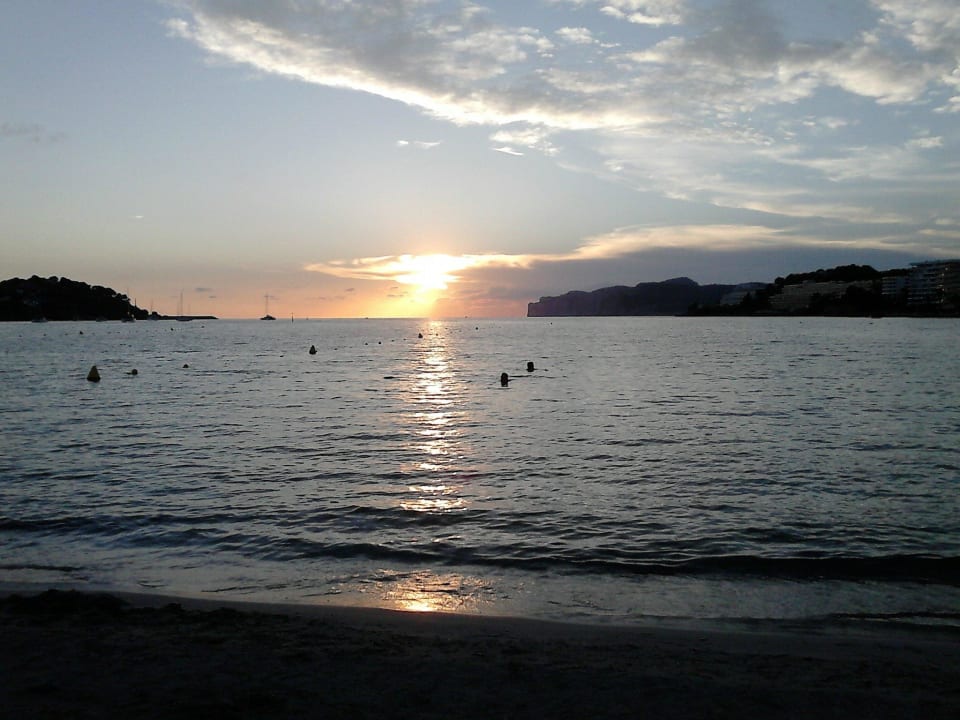 Pláž večer Globales Playa Santa Ponsa