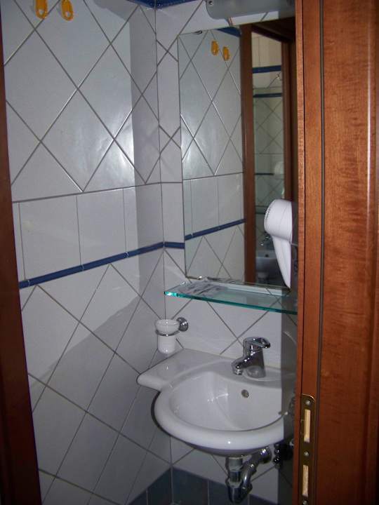 Vorderer Bereich des Bads Villaggio Il Girasole