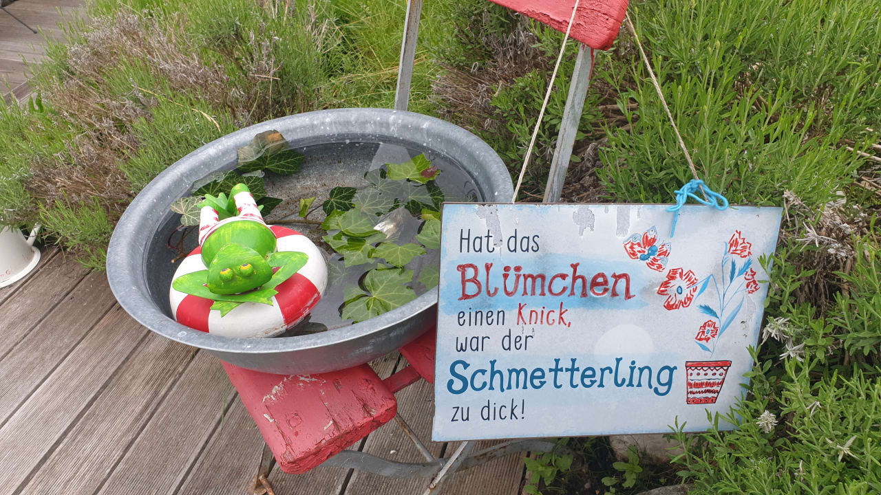 Gartenanlage Alpenferienwohnung Strickner