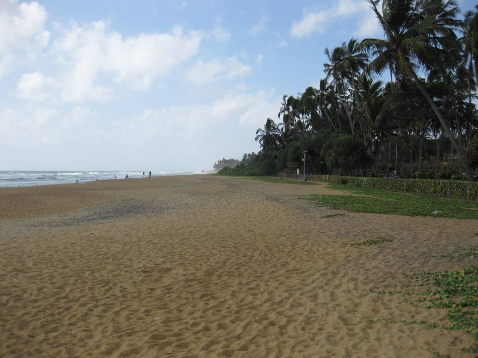 Vor dem Hotel Tangerine Beach Hotel