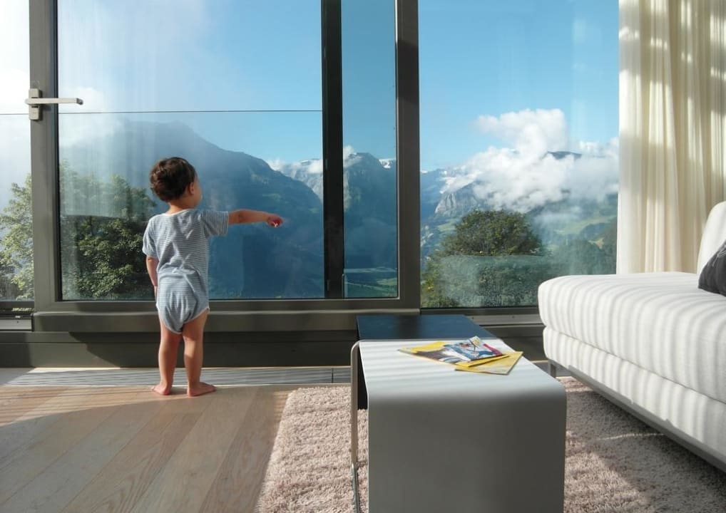 Fantastische Zimmer und Ausblick Märchenhotel Braunwald