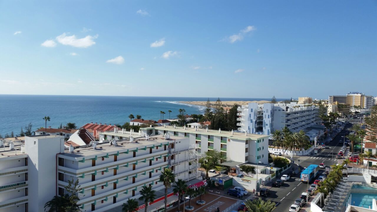 Ausblick vom 8. Stock Bull Escorial & Spa