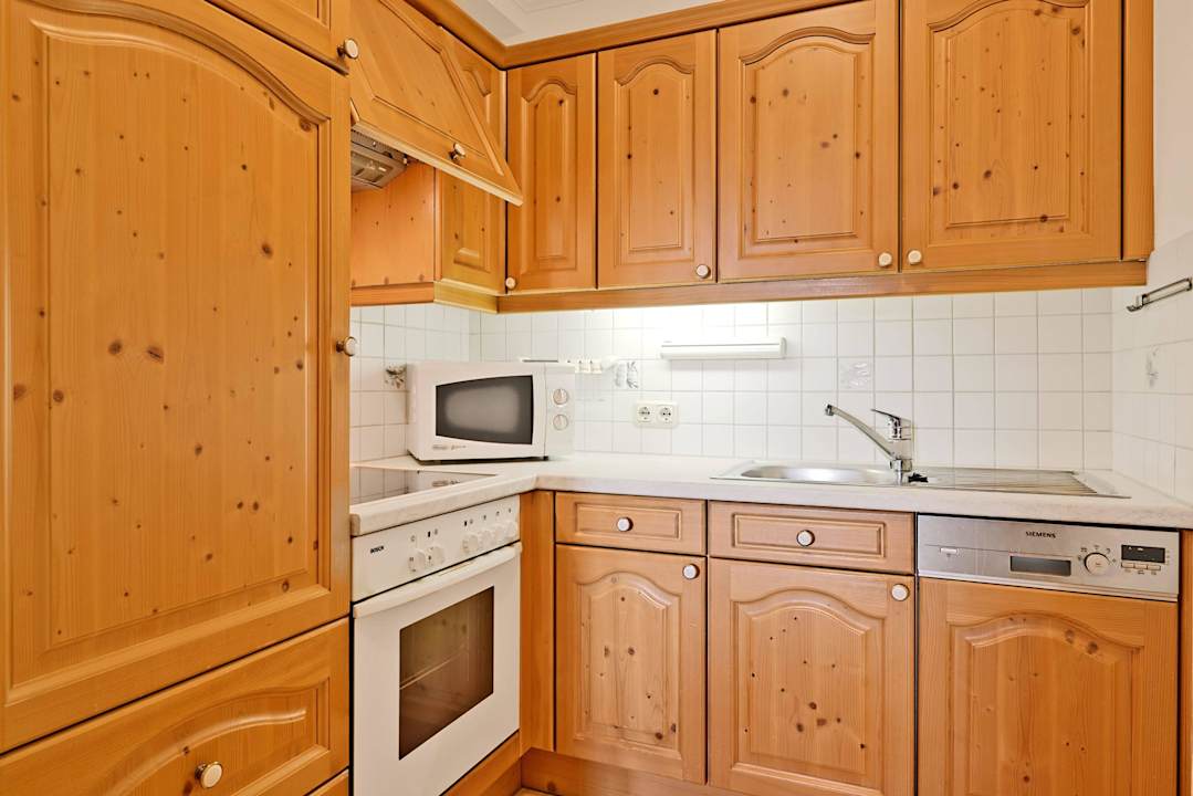 Küche Appartementhaus Alpenpark