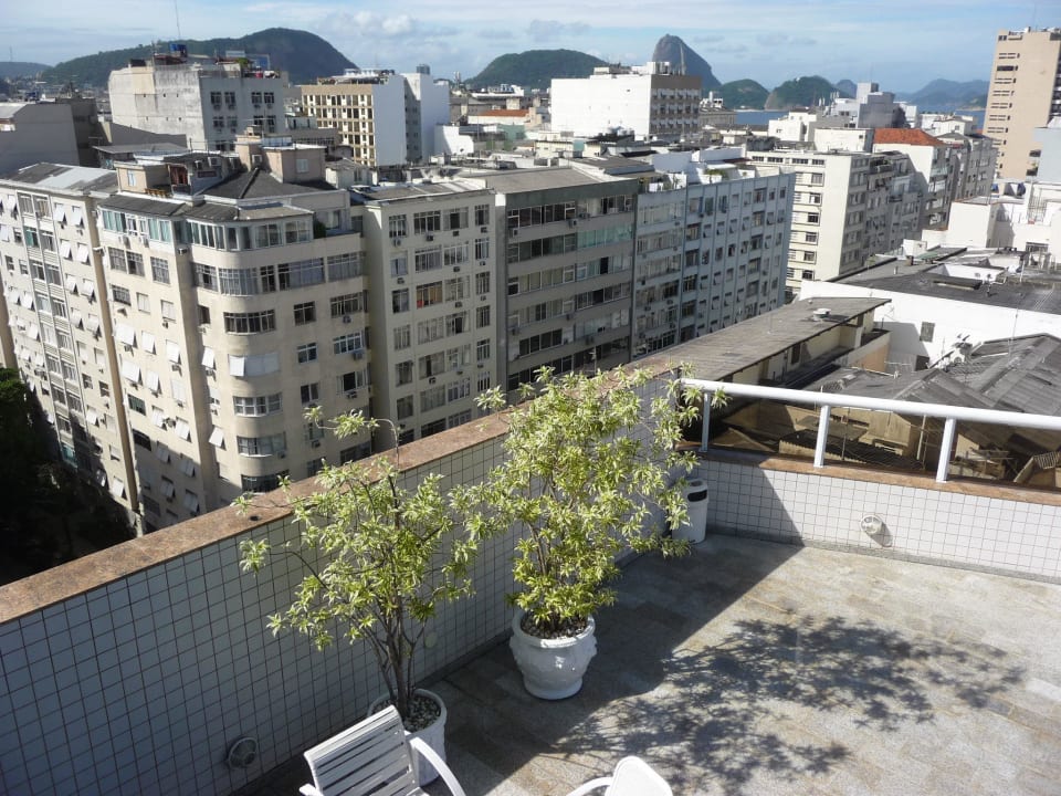 Blick von Terrasse Richtung Copacabana Hotel Atlantis Copacabana