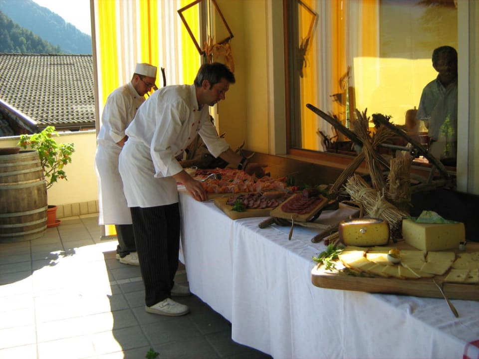 Bauernbüffet mit Manfred Panoramahotel Wildschütz