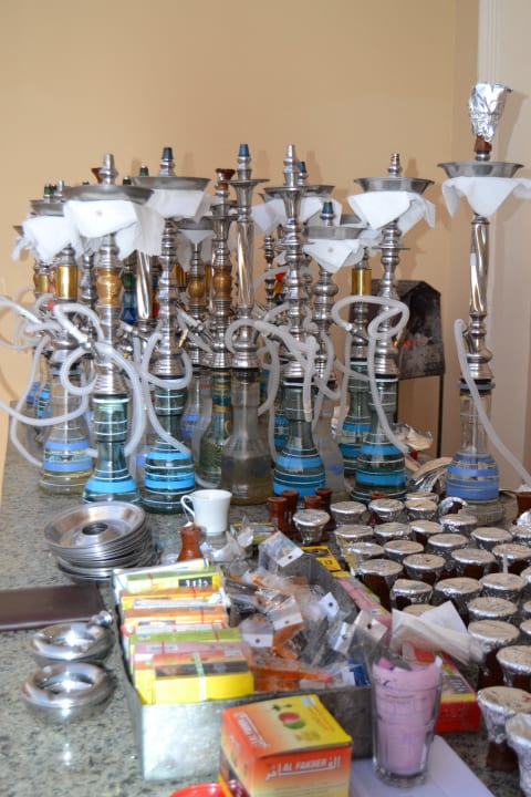 Die Shishabar 2 Euro echt gut JAZ Aquamarine Resort
