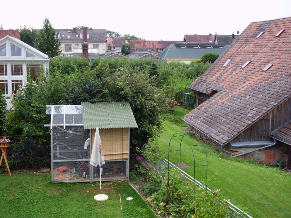 Blick zum Garten Hotel Seehalde