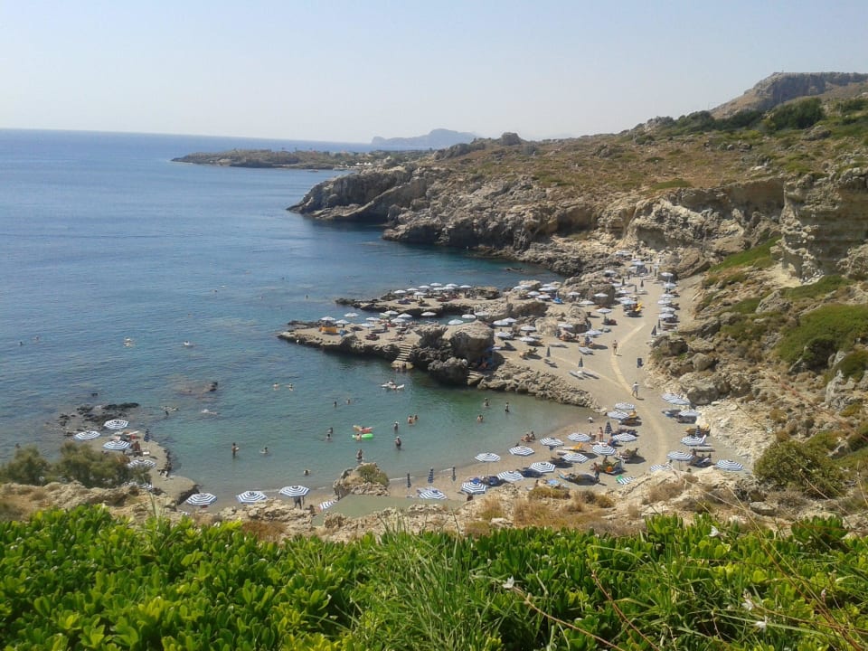 Badebucht der Kalithea-Hotels Hotel Kalithea Horizon Royal