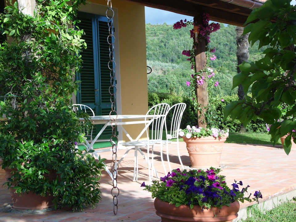 Terrace of an apartment Farmhouse Casa Italia