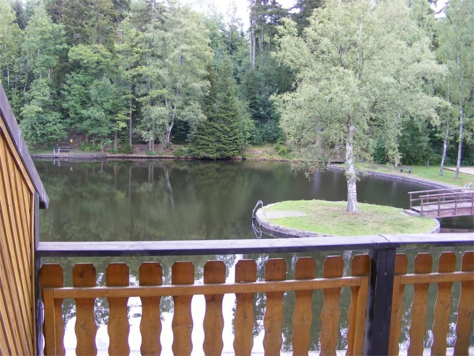 Sicht vom Balkon Pension Gocke