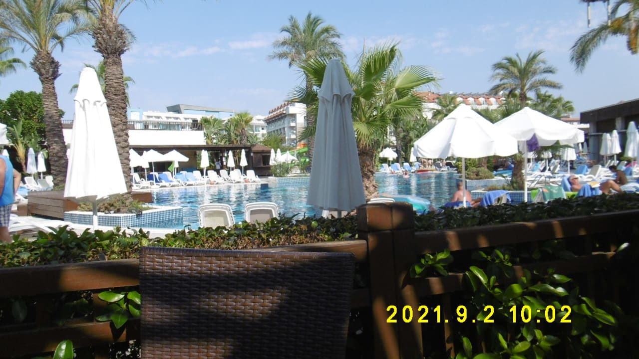 Ausblick Sunis Evren Beach Resort Hotel & Spa