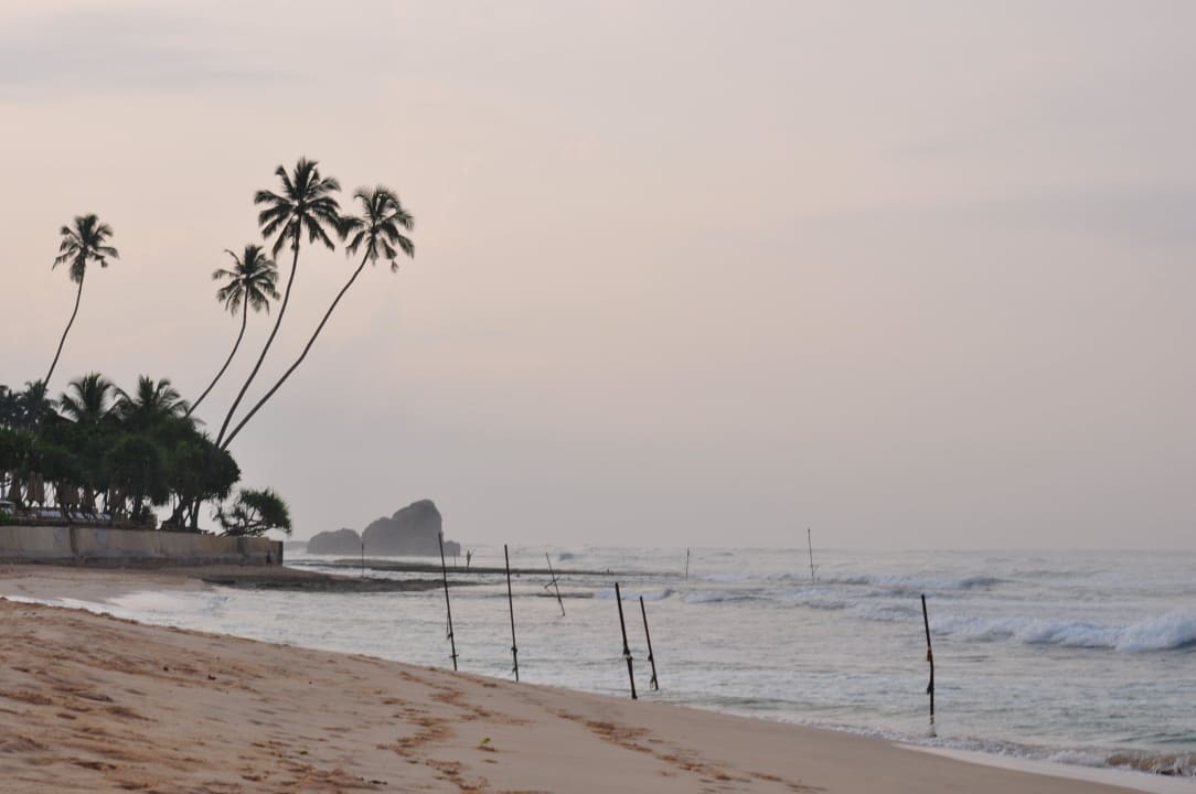 Plaża rano!  Hotel Koggala Beach