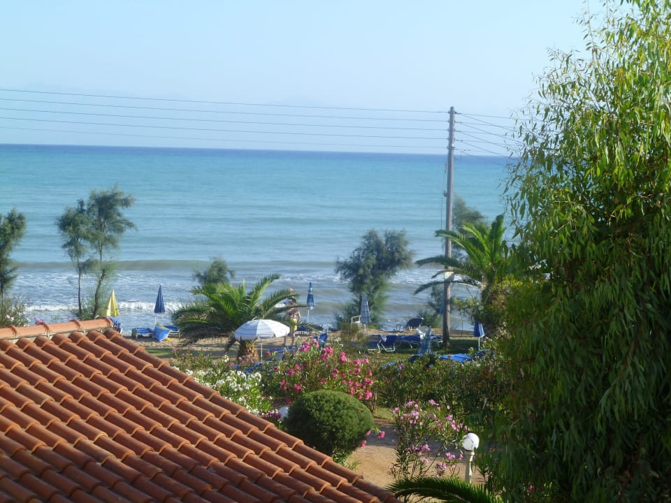 Blick vom Balkon Hotel Angela Beach
