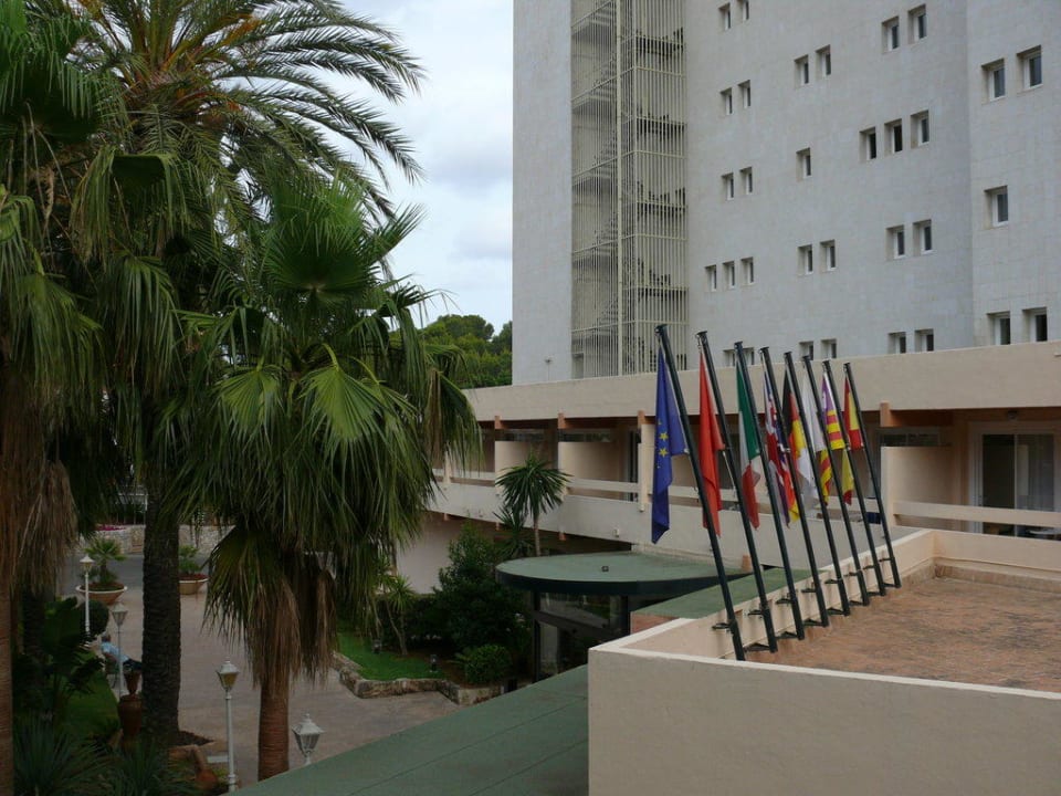 Ausblick von Zimmer 258 im Nebengebäude Valentin Reina Paguera