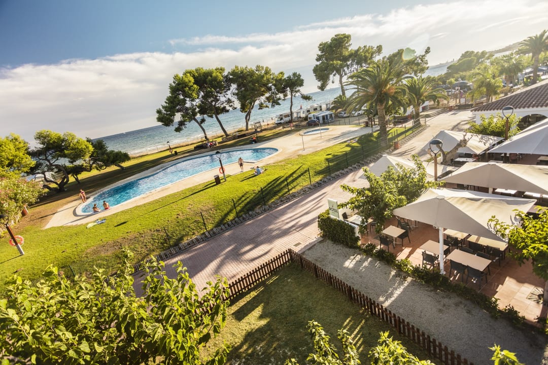 Außenansicht Las Palmeras Camping & Bungalow