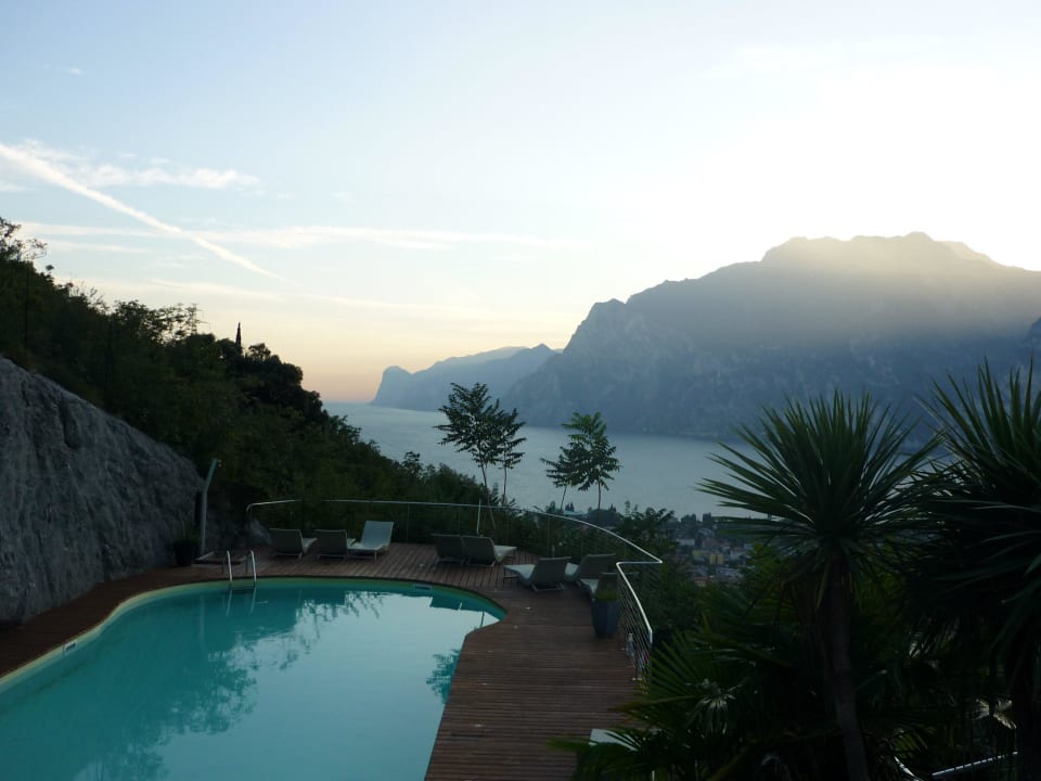 Blick vom "Oberdeck" Garda Hotel Forte Charme