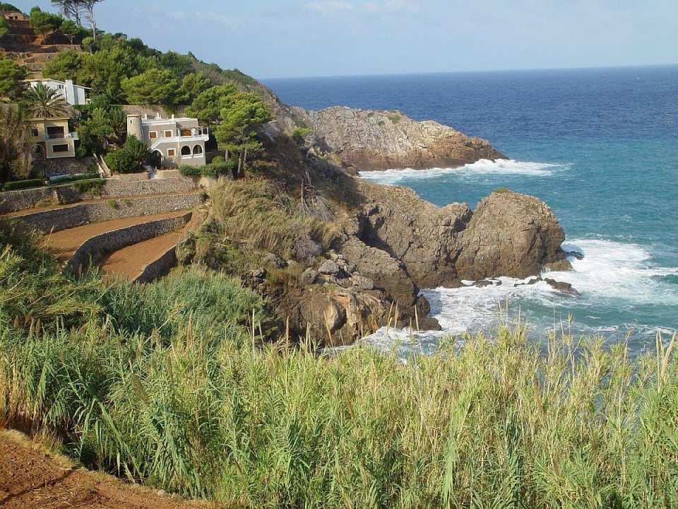 Vom Balkon nach links Hotel Sa Coma de Banyalbufar