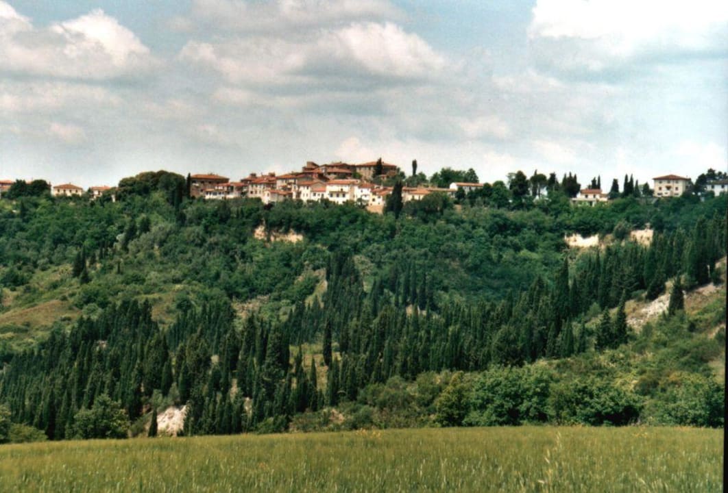 Blick nach Fabbrica di Peccioli Agriturismo Podere Il Gattero