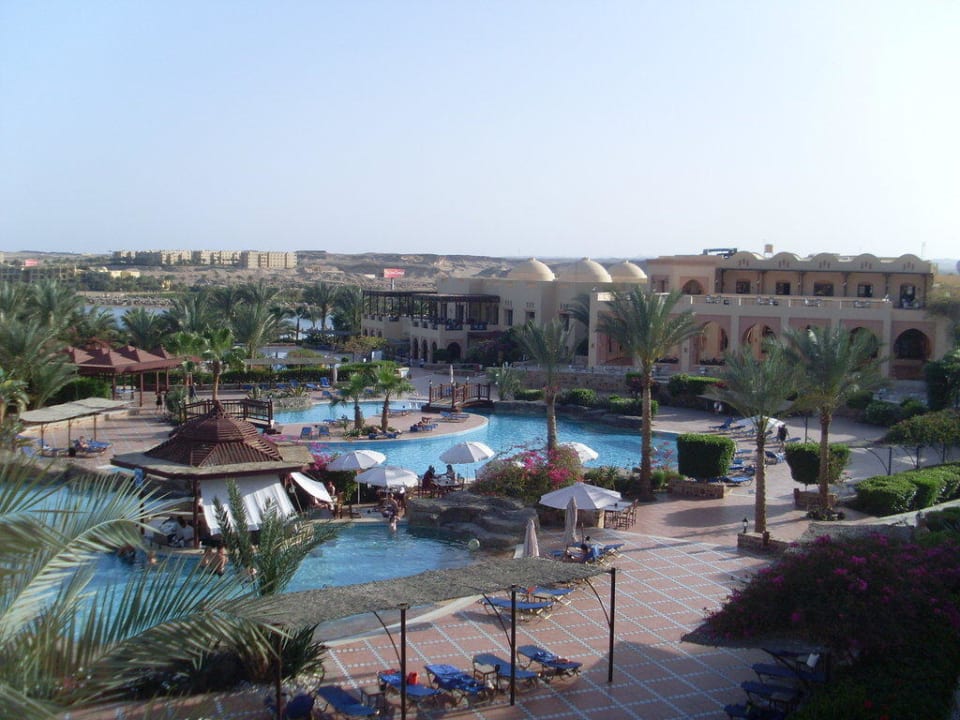 Aussicht vom Balkon Steigenberger Coraya Beach - Adults only