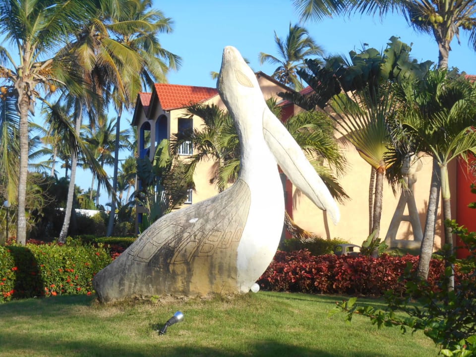 Pelikan in Gartenanlage Punta Cana Princess All Suites Resort & Spa