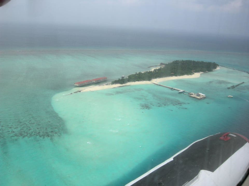 SIV aus der Luft Summer Island Maldives