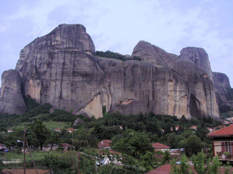 Aussicht vom Balkon Hotel Kastraki