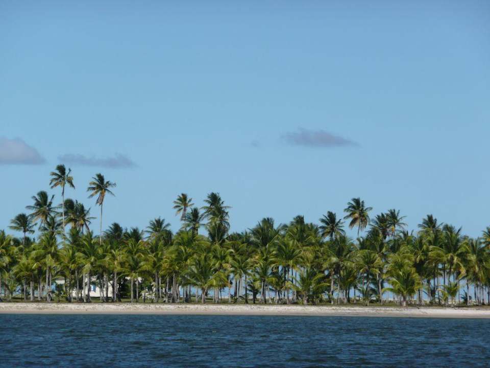 Blick von der Pousada Boipeba Paradise Bungalows