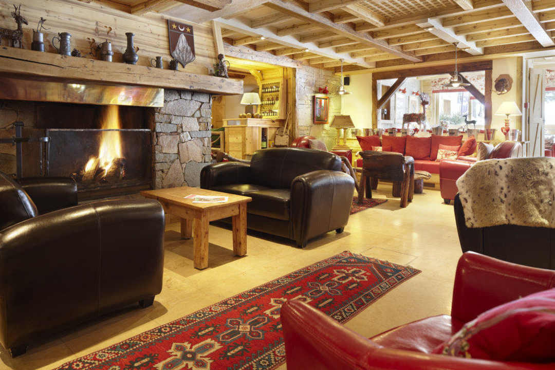 Le salon Hotel Le Chalet Mounier