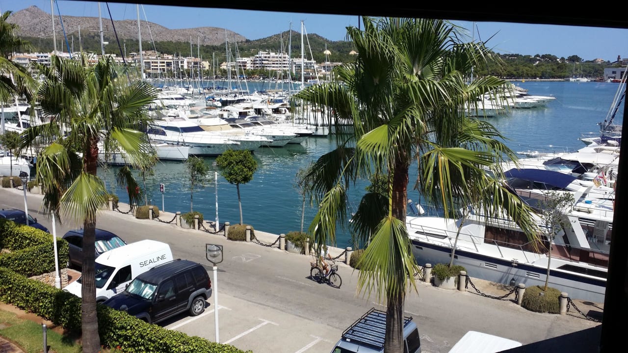 Blick zum Hafen Alcudiamar Marina Residence