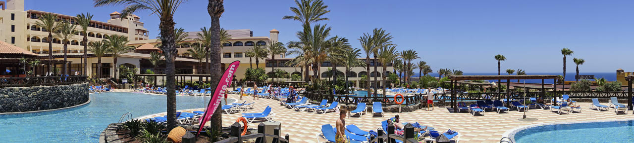 Panoramaschwenk oberer Pool Occidental Jandía Mar