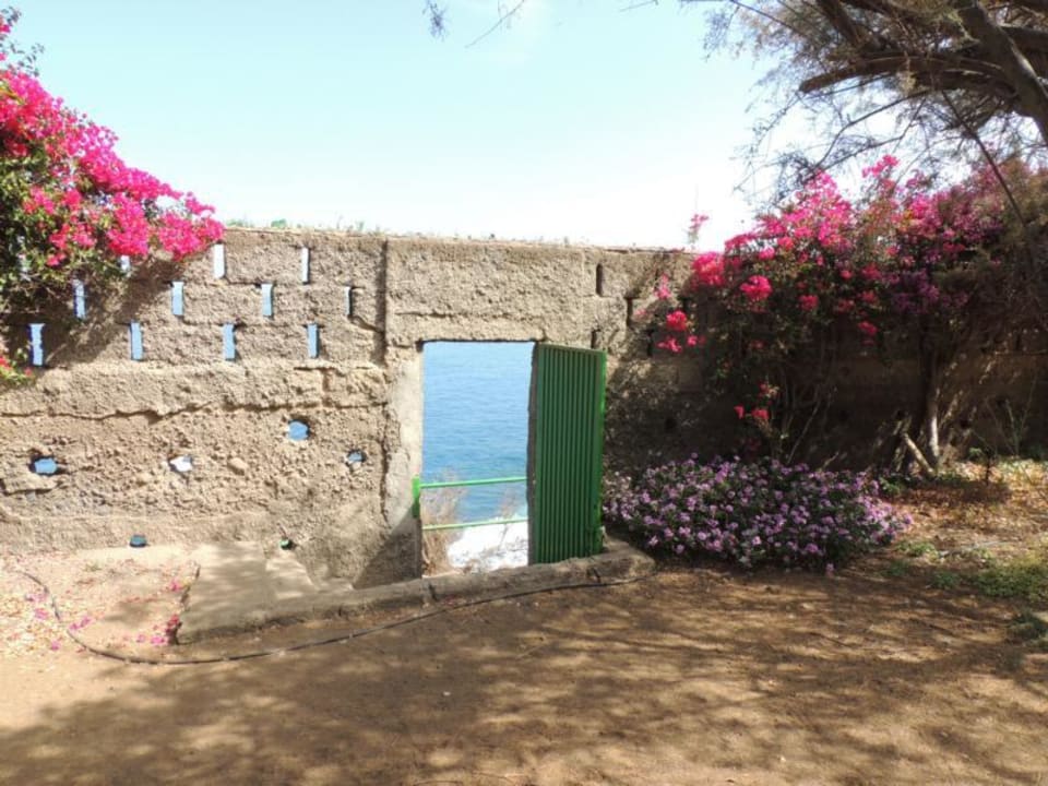 Verschliessbares Tor zum Strandweg Finca El Rincon