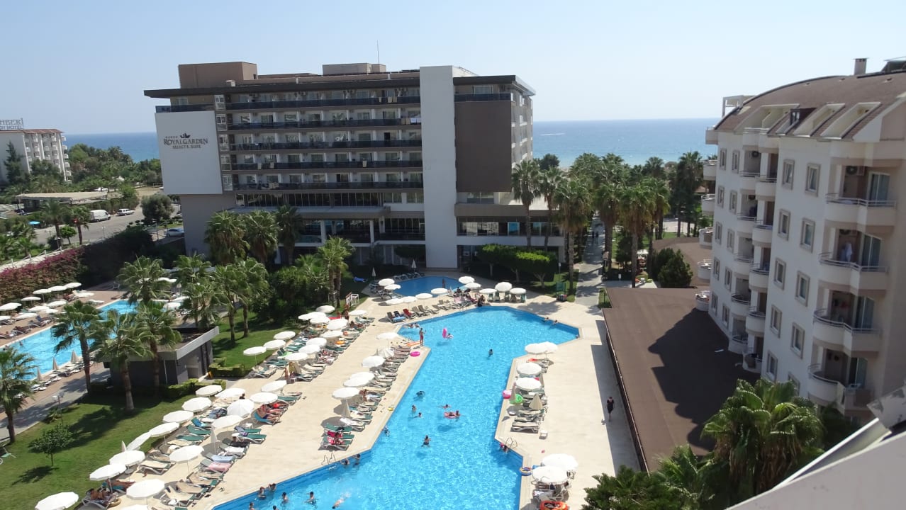 Ausblick Hotel Royal Garden Beach