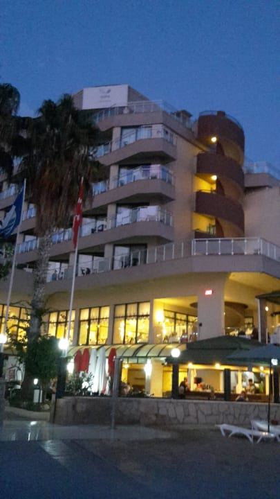 Ansicht vom Strand  Aska Hotel Just in Beach