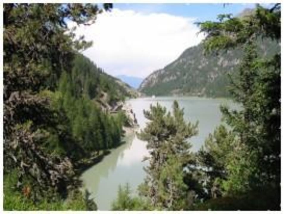 Blick auf den Zufrittstausee Hotel zum See