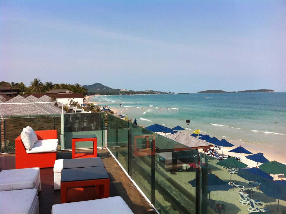 "The Roof" und Blick von "the roof" Samui Resotel Beach Resort