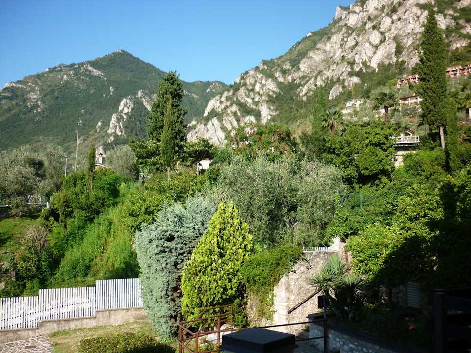 Blick vom Balkon Hotel Caravel