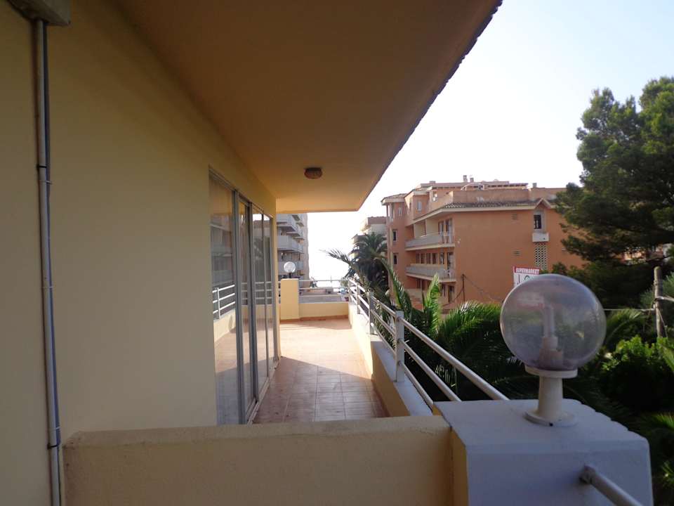 Blick zum Meer Bei Juan Playa Blanca