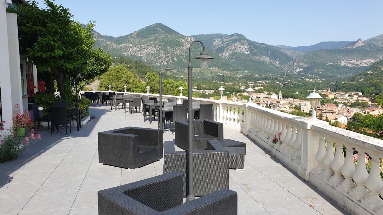 Ausblick Hotel Logis Auberge Provencale