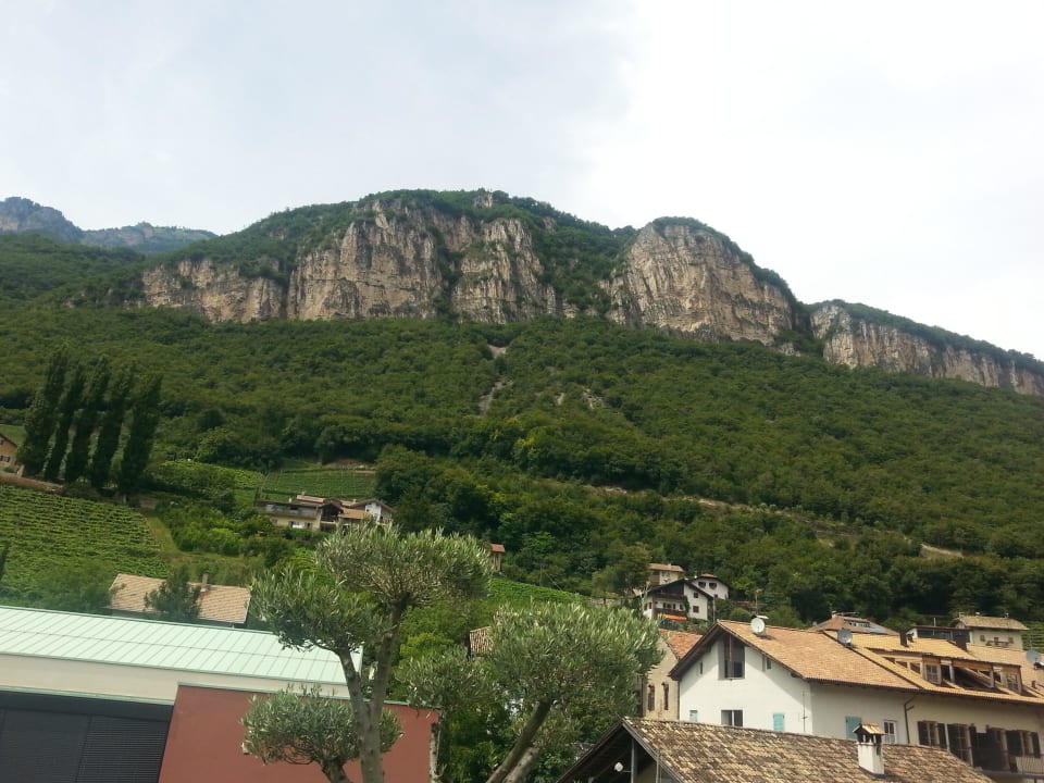 Op het panorama-dakterras Gasthof Hotel Terzer