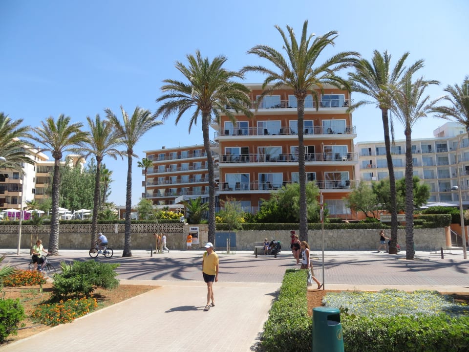 Hotel vom Strand aus HSM Golden Playa