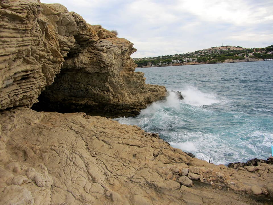 Von Poolanlage Abgang zur Meeresbucht Sentido Fido Punta del Mar – Adults only