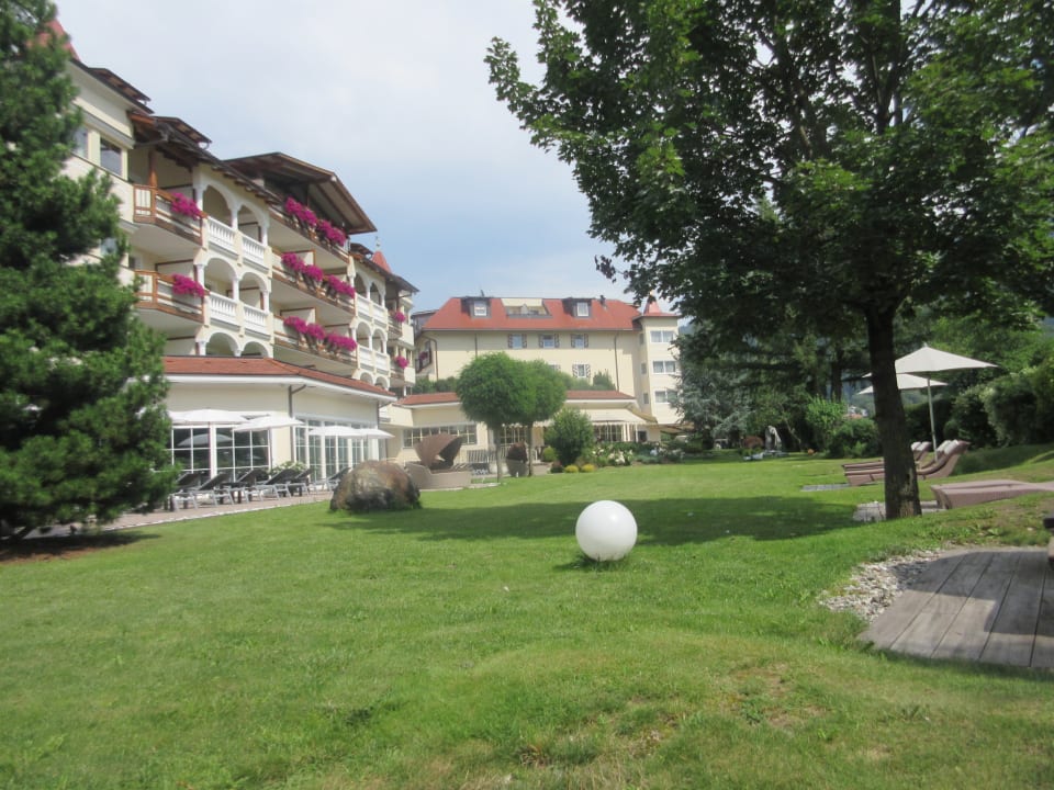 "Super Gartenanlage" Das Majestic Hotel & Spa Resort (Brunico / Bruneck