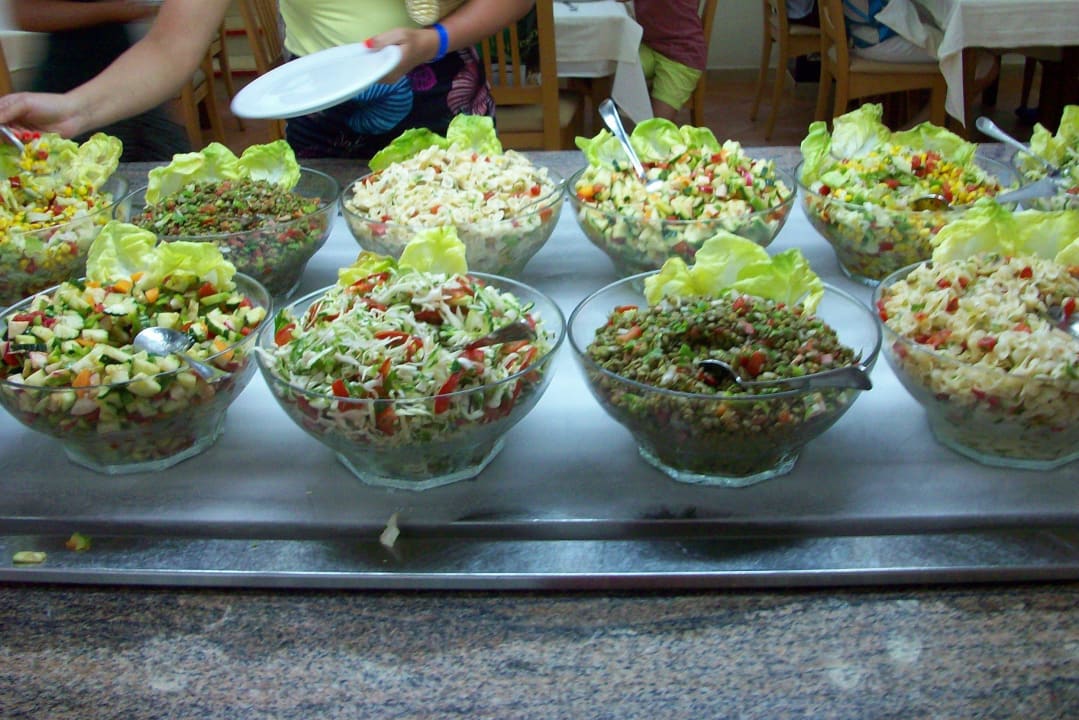 Kleine Auswahl an Salaten Nour Palace Resort & Thalasso