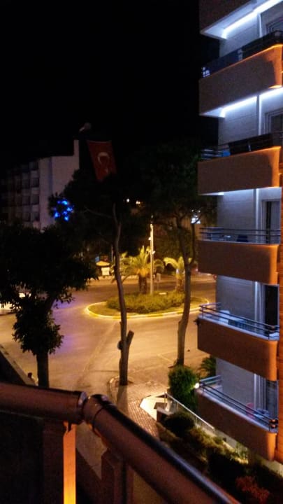 Ausblick vom Balkon Kleopatra Blue Hawai Hotel