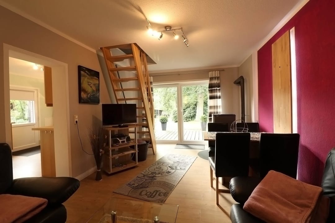 Wohnzimmer Ferienhaus Ostehof Weertzen