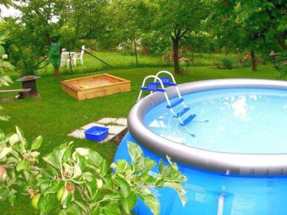 Bazén + dětské pískoviště Chata Krásetín