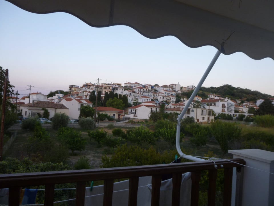 Ausblick unseres Zimmers Hotel Golden Sun