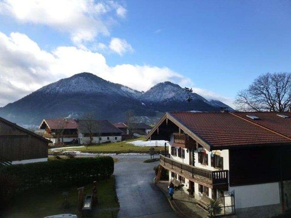 Blick vom Balkon Ferienwohnung Schneidersepp