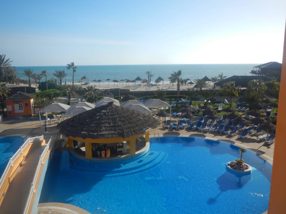 Aussicht vom Balkon Caribbean World Thalasso Djerba
