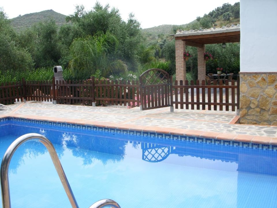 Pool mit Blick zur Terrasse Finca Cortijo Los Copillos